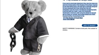 ‘Fifty Shades Of Grey’ Teddy Bear Will ‘Help You Dominate Valentine’s Day’