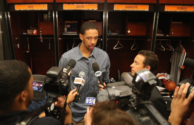 Channing Frye Suns Locker Room