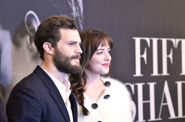 I brought my own suit: Dakota Johnson's 'Fifty Shades' Co-Star