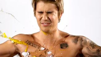 Justin Bieber is decked with eggs in first Comedy Central Roast promo