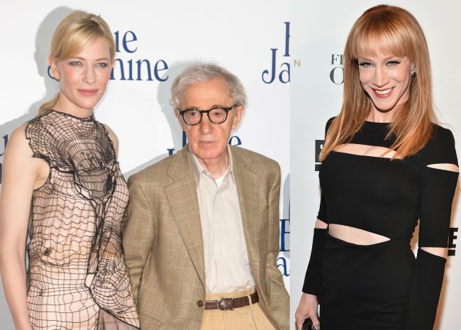 kathy griffin cate blanchett woody allen apologist