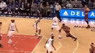 Knicks’ Jason Smith Is So Confused By Kyrie Irving’s Wicked Sleight Of Hand That He Stops Playing Defense