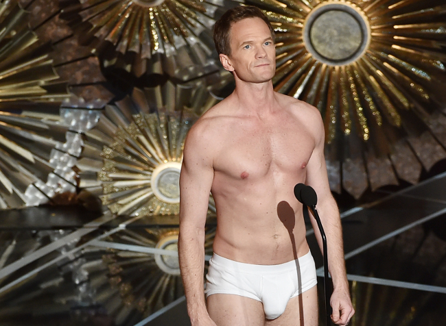 Neil Patrick Harris in his underwear at the Oscars