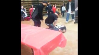 Watch This Guy Knock Someone Out With The Slap Heard ‘Round The World