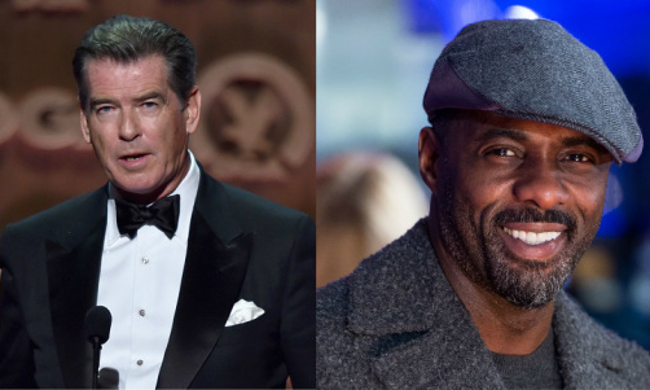 Pierce Brosnan and Idris Elba