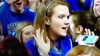 This Kentucky Fan Had Absolutely No Idea How To Raise The Roof When ESPN Put Her On Camera
