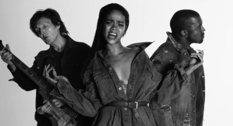 Watch Kanye, Rihanna, Paul McCartney Music Video