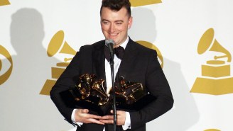 What would top winning four Grammys? For Sam Smith, ‘a boyfriend’