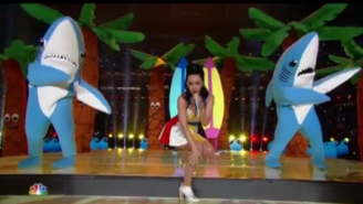 Bonobos Has Launched A Kickstarter To Hook Us All Up With Katy Perry Halftime Show Shark Suits