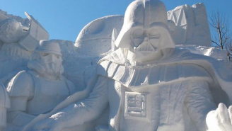 This Gigantic Snow Mural Might Be The Biggest ‘Star Wars’ Tribute Ever