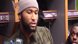 Watch DeMarcus Cousins Talk About “God’s Plan” Amid Coaching Rumors