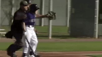 Here’s An 88-Year-Old Man Trying To Charge The Mound At Rockies Fantasy Camp