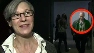 A News Camera Caught A Man Walking Into ‘Fifty Shades Of Grey’ Alone And His Reaction Was Priceless