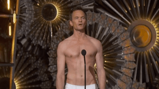 Watch Neil Patrick Harris Stroll Onstage In His Underwear For The Oscars’ ‘Birdman’ Parody