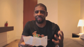 Watch Kyrie Irving Practice His ‘Acting’ Acceptance Speech In New Foot Locker Spot