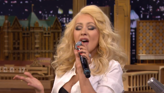 Watch Christina Aguilera Whip Out A Pitch Perfect Imitation Of Britney Spears
