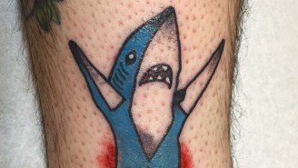 Someone Has Already Gotten A Dancing ‘Left Shark’ Super Bowl Halftime Show Tattoo