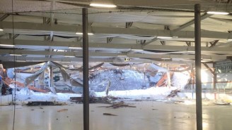 Heavy Snow Just Caused This Skating Rink’s Roof To Collapse