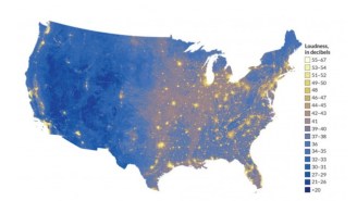 Thanks To This New U.S. Map, You Can Pick Where You Want To Live Based On Noise