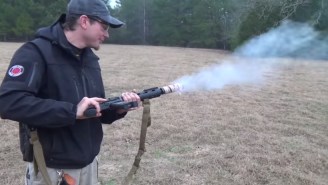 Watch This Guy Capture The American Spirit Of Innovation By Cooking Bacon With An M-16