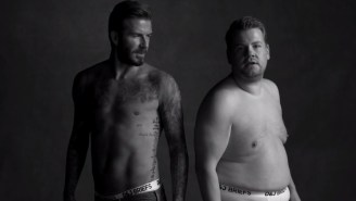 Check Out David Beckham And James Corden’s ‘Late Late Show’ Underwear Commercial