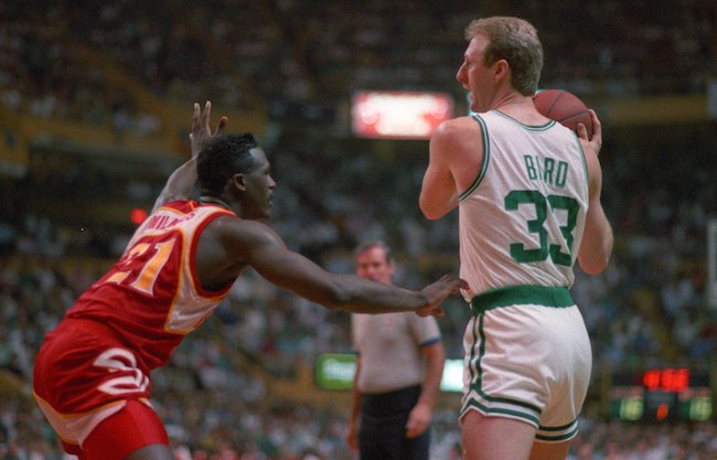 Dominique Wilkins, Larry Bird