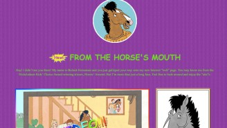 Check Out Bojack Horseman’s Amazing ‘Horsin’ Around’ Website From The ’90s