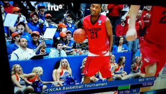 These Cheerleaders Die Laughing After This Dayton Basketball Player Is ‘Pantsed’ On A Rebound