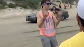 This Obnoxious ‘Come At Me, Bro’ Spring Breaker Ended Up Eating A Face Full Of Karma