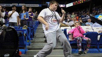Watch This Young Man Keep A Stadium Crowd Entertained With His Wonderful Dance Moves