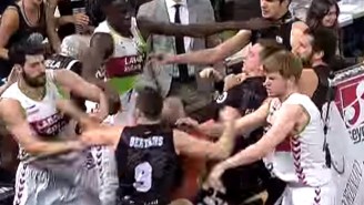 This Brawl At A Spanish League Basketball Game Got Ugly In A Hurry