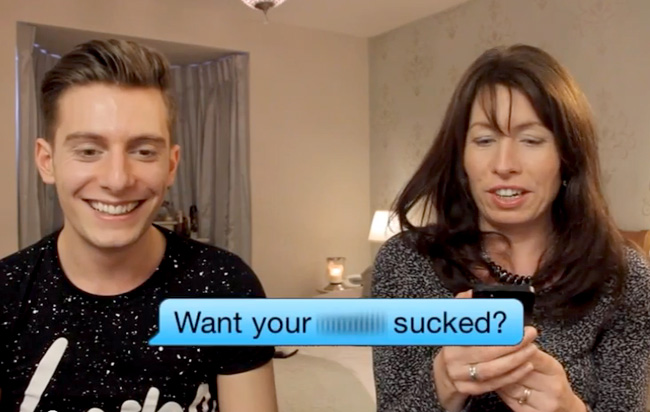 Watch This Chill Mom Read Her Sons Sexually Explicit Grindr Messages
