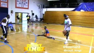 This Crazy Crossover From Streetball Legend Hot Sauce Sent One Defender Into The Splits