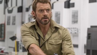 Hugh Jackman just couldn’t get that mullet to grow fast enough for ‘Chappie’