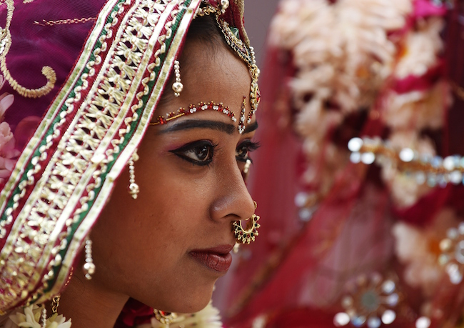 Indian bride - wedding - math problem
