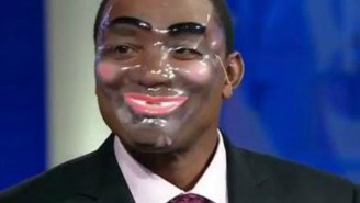 Isiah Thomas In A Clear Plastic Mask On NBA TV Is Truly Frightening