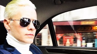 Jared Leto Shows Off His Bleached Blond Hair For ‘Suicide Squad’ And The Color It’s Actually Going To Be
