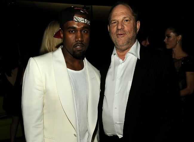 Kanye West and Harvey Weinstein