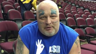 Meet The Diehard Kentucky Fan With ‘UK’ Tattooed On His Face