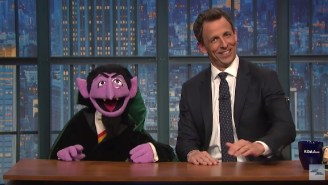 The Count From ‘Sesame Street’ Lets His ‘Fangs Down’ On ‘Late Night With Seth Meyers’