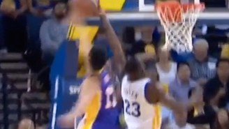 Jeremy Lin Chases Down Draymond Green In Transition For Soaring Swat
