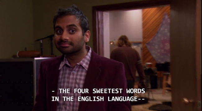 Parks and Recreation - Four Sweetest Words