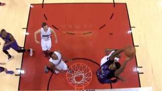 Kyle Lowry Finds Amir Johnson For Big Alley-Oop To Open Game Against Heat