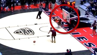 This Dunk Was So Thunderous It Broke The Hoop And Nearly Knocked Out An Opponent