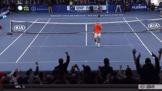 Watch A Young Boy Win A Stunning Volley Against Tennis Great Roger Federer