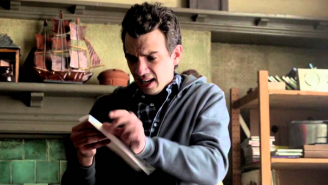 Josh Sifts Through Boyfriend Admission Letters In This Exclusive ‘Man Seeking Woman’ Clip
