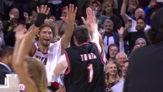 Watch This Blazers Fan Win A New Car By Hitting The Half-Court Shot
