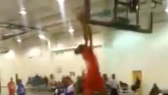 Watch This 11-Year-Old Girl Slam Dunk On A Nine-Foot Hoop Like It’s No Big Thing