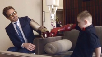 Watch Robert Downey, Jr. Deliver A Bionic Arm To A Special 7-Year-Old Boy