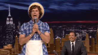 Watch Will Ferrell Indulge His Sweet Tooth As Little Debbie On ‘The Tonight Show’